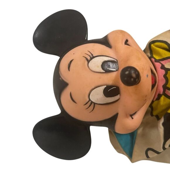 Vintage 1960’s Walt Disney Minnie Mouse & Donald Duck Hand Puppets Rare - Picture 13 of 16